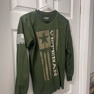 Veteran woman’s  Long Sleeve Shirt - Green